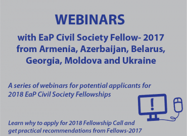 Learn more about EaP Civil Society Fellowships through our webinars!