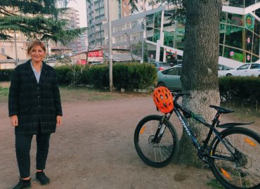 #StoriesAboutFellows: Lika Merabishvili – a Georgian woman who strives to promote cycling in Tbilisi with EU support