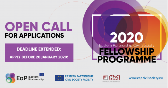 Extended Deadline for the Call for Applications under the 2020 Eastern Partnership Civil Society Fellowship Programme: Apply by 20 January