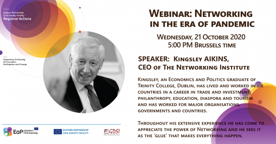 Webinar on Networking in the Era of Pandemic by Kingsley AIKINS, 21 October 2020