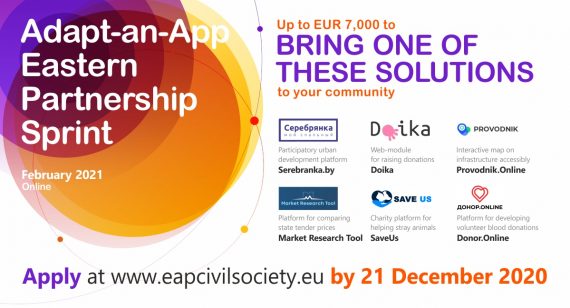 Adapt-an-App Eastern Partnership Sprint: Call for Applications
