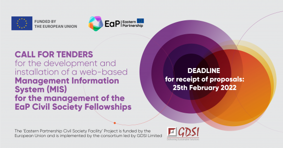 Call for Tenders for the Development and Installation of a Web-based Management Information System (MIS) for the Management of the EaP Civil Society Fellowships