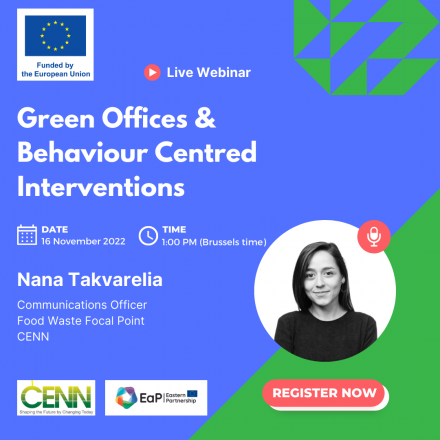 Green Offices & Behaviour Centred Interventions WEBINAR / 16 November 2022