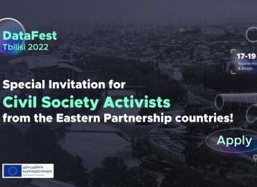 Special Invitation for Civil Society Activists to attend DataFest Tbilisi 2022!