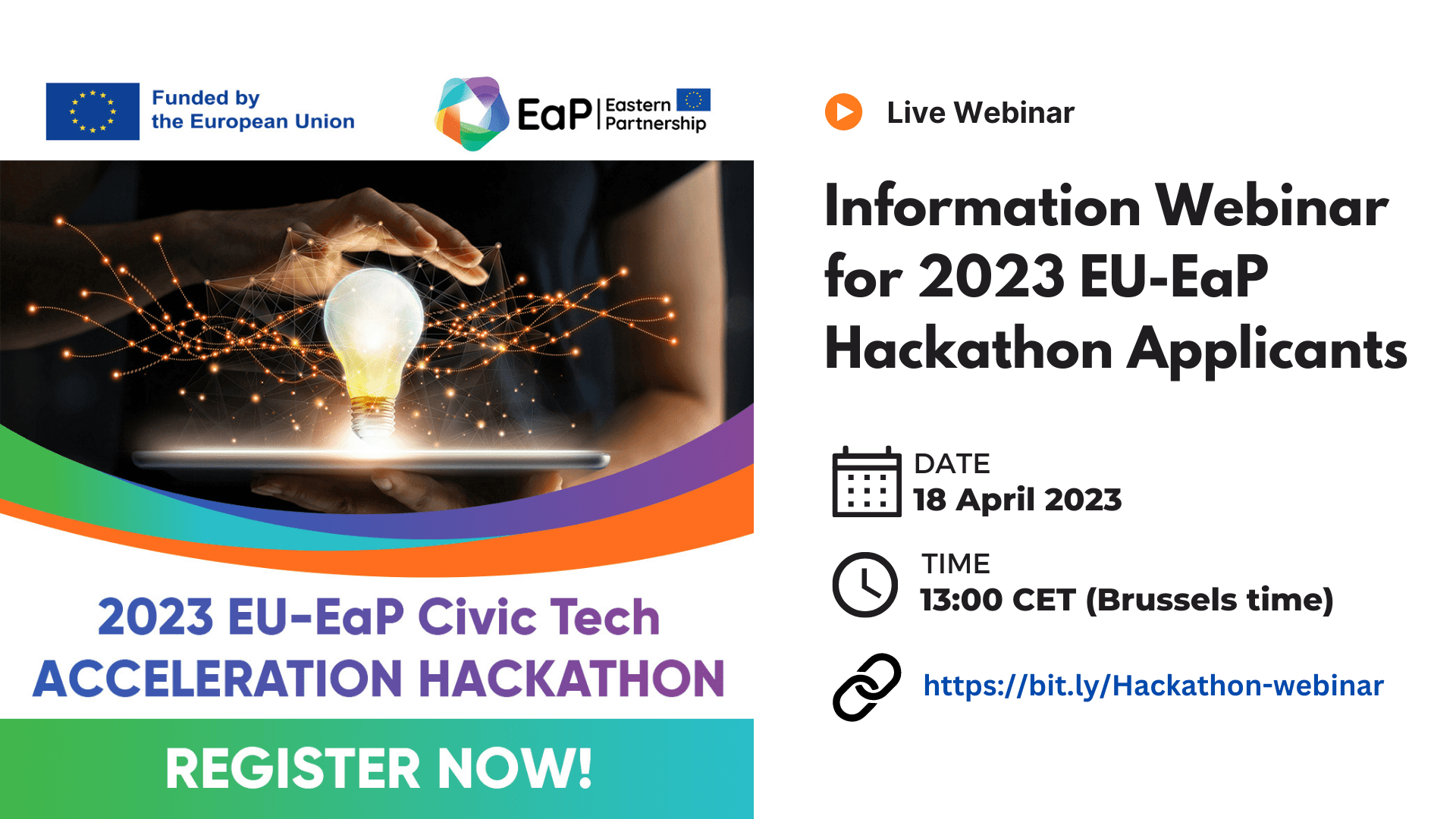 Information Webinar for 2023 EU-EaP Hackathon Applicants