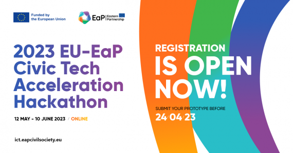#IT4Society: Registration for the 2023 EU-EaP Civic Tech Acceleration Hackathon is Open!