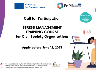 Call for Participation: Stress Management Training Course for Civil Society Organisations