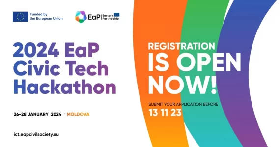 #IT4Society: Join Us at the 2024 EaP Civic Tech Hackathon in Moldova!