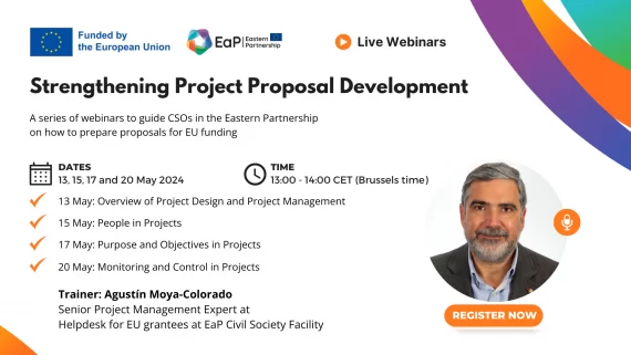 Strengthening Project Proposal Development: A Webinar Series for CSOs in Eastern Partnership Countries