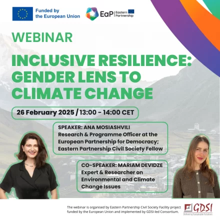 ‘Inclusive Resilience: Gender Lens to Climate Change’ Webinar / 26 February 2025