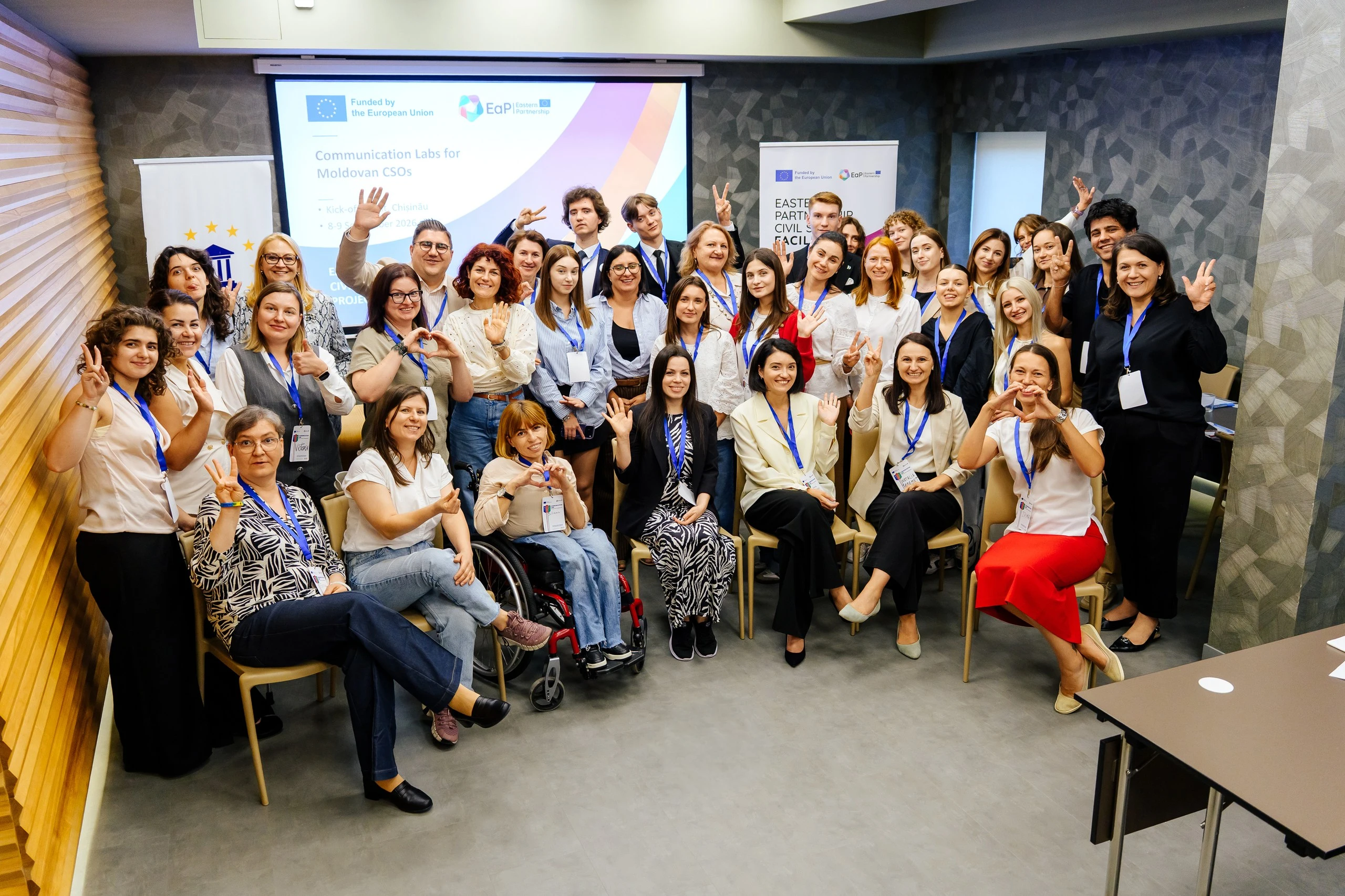 Participants of the Comm.Labs in Moldova